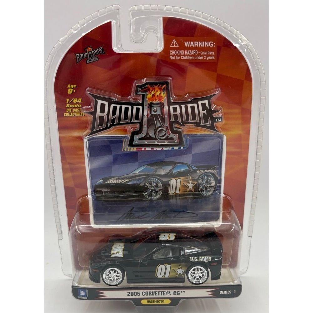 Badd Ride Series 1 2005 Corvette C6 #01 U.S. Army 1:64‎ Die-Cast Car – NIB